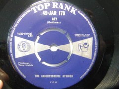 Knightsbridge Strings – Cry 1959 Top Rank JAR 170