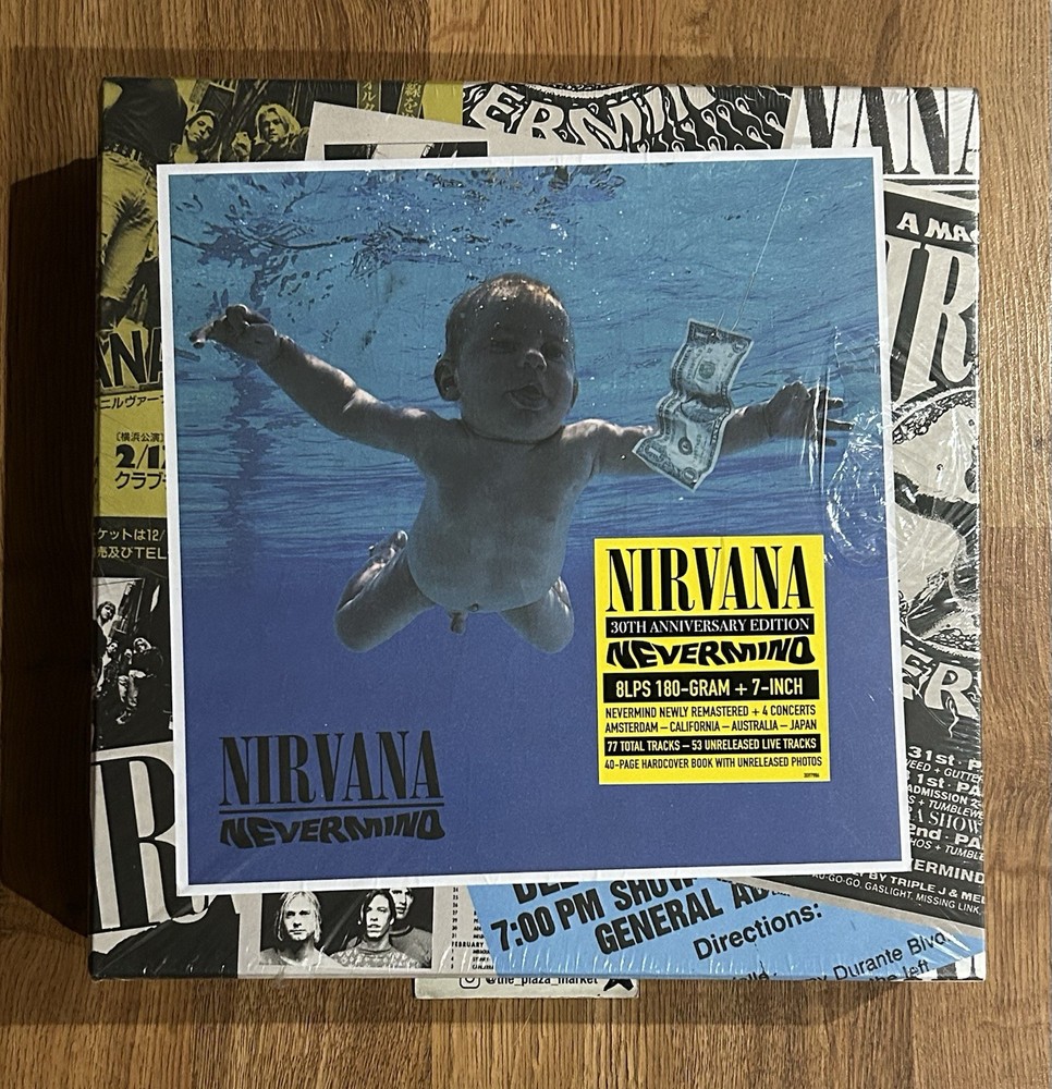 Nirvana Nevermind vinyl 30th Anniversary Super Deluxe 8xLP record Box Set New