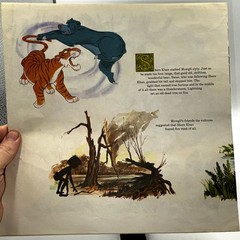 Walt Disney The Jungle Book Disneyland 3948 LP & Illustrated Book 1967
