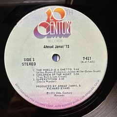 Ahmad Jamal ’73 Vinyl LP 1973 OG 20th Century Records T-417 Jazz-Funk