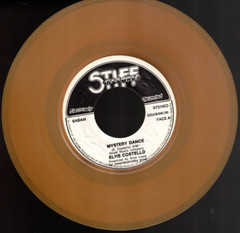 Mystery Dance by Elvis Costello (Orange 7″ Single, 1977, Stiff, PS) EX/VG+