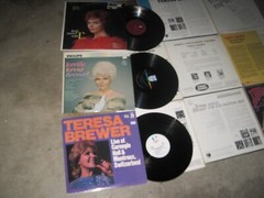 Huge LOT of (20+) TERESA BREWER LP’s Oldies Pop Jazz Blues Coral Philips+