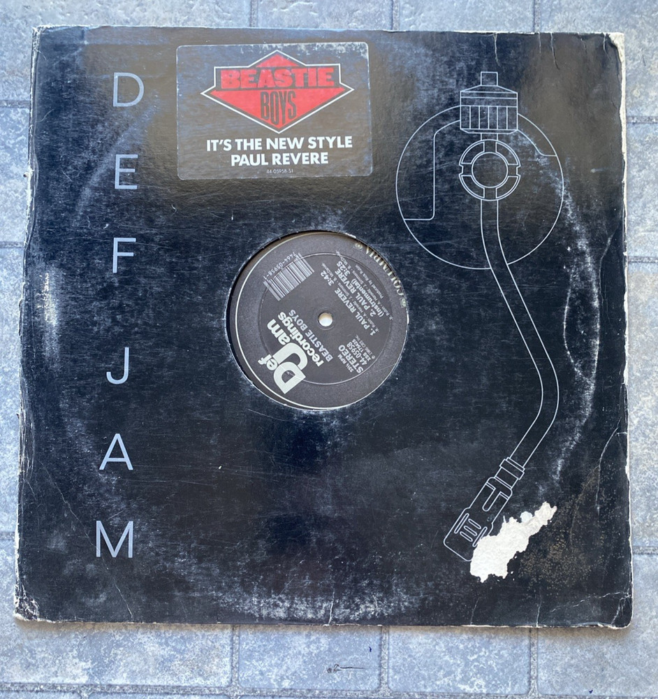 Def Jam Beastie Boys Vinyl Record It’s The New Style / Paul Revere