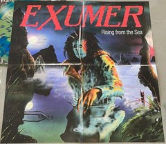 Exumer Rising From The Sea Vinyl LP Aqua Blue Red Green Splatter HRR 339 Poster