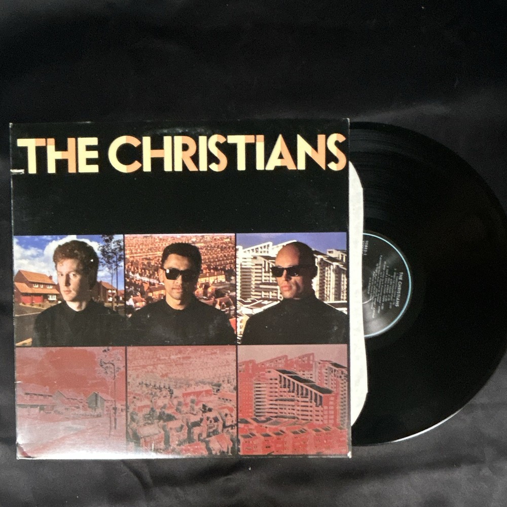 The Christians The Christians Island Rock 12″ Black Vinyl LP 33 RPM Sleeve