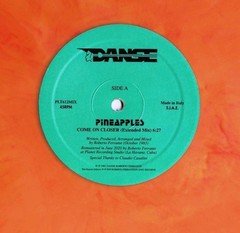 Pineapples – Come On Closer, 12″ Vinyl Limited Edition, Numbered, Orange marbled