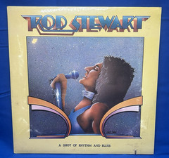 ROD STEWART – A Shot Of Rhythm And Blues LP Vinyl Record 1976 SEALED Corner Clip