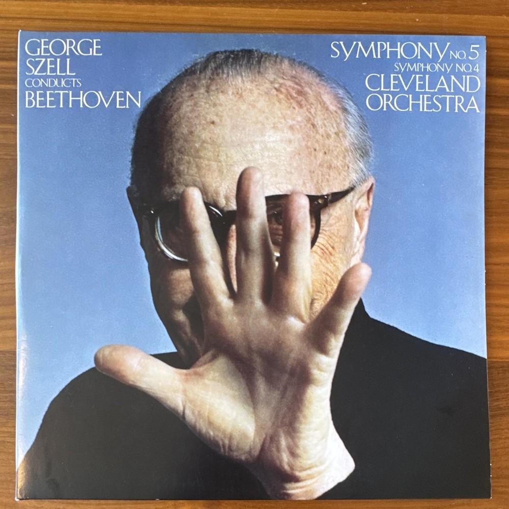 vinyl record: Beethoven Szell Cleveland Orchestra Symphony No. 5 / No. 4 LP