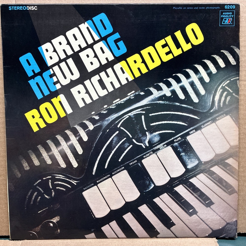 RON RICHARDELLO A Brand New Bag (1968) AUDIO FIDELITY groovy accordion
