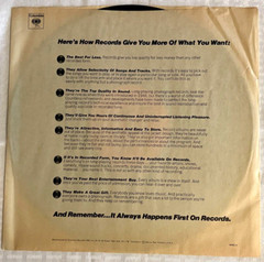 Vintage Blood Sweat and Tears 12 Inch Vinyl EX /EX