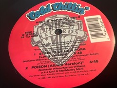 Kool G Rap & DJ Polo Streets Of New York Vinyl 1990 12” Single vinyl