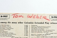 COLUMBIA HALL OF FAME VOL.1 BALLROOM BAND 7″ EP RECORD GENE KRUPA HARRY JAMES