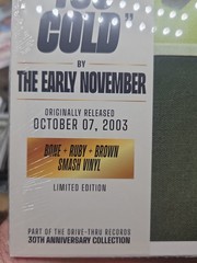 The Early November The Room’s Too Cold Vinyl Bone Ruby Brown Smash drive thru 30