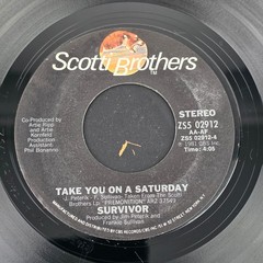 Survivor – Eye of the Tiger 7″ Single 1982 Scotti Brothers Pop Rock 45 RPM