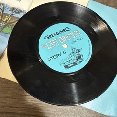 GREMLINS Story 5: The Last Gremlin – Buena Vista Vintage Book and Record 1984