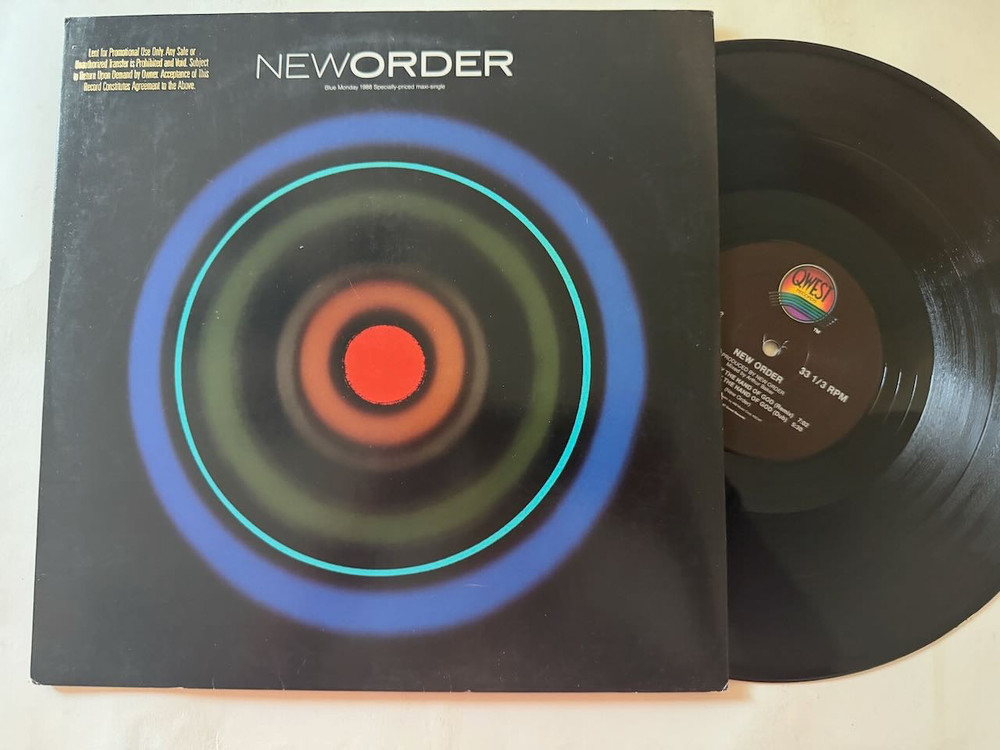 New Order 12″ EP PROMO “Blue Monday” Qwest 20869 ~ NM