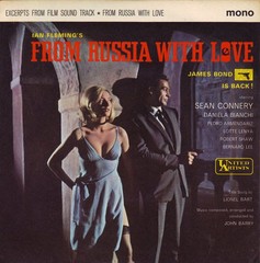 John Barry – From Russia With Love (7″, EP, Mono, RE) (Very Good Plus (VG+))