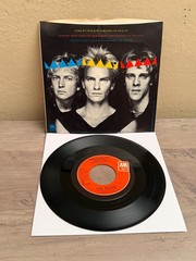 LISTEN 🎶 THE POLICE KING OF PAIN / SOMEONE TO TALK TO STING PICTURE SLEEVE 45′