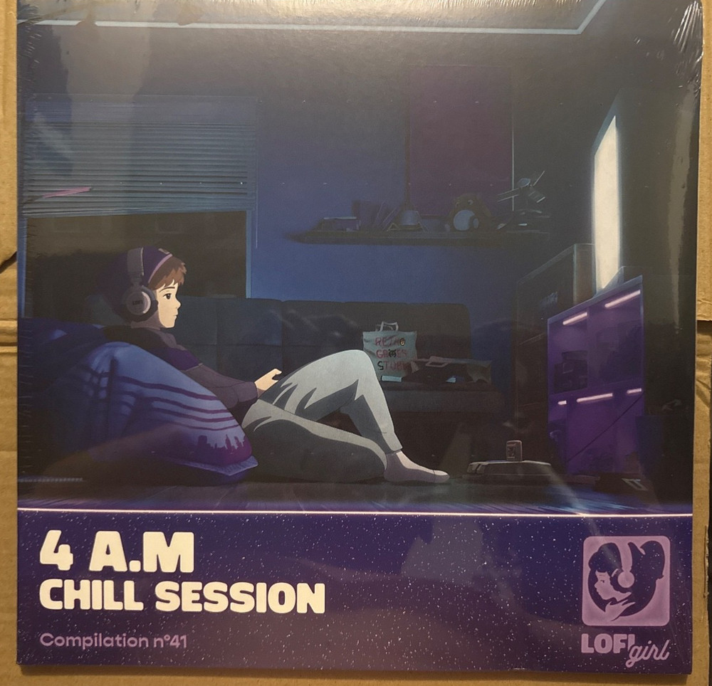 LOFI GIRL – 4AM 4 A.M. Chill Session Vinyl 2LP Album – Synthwave Compilation NEW