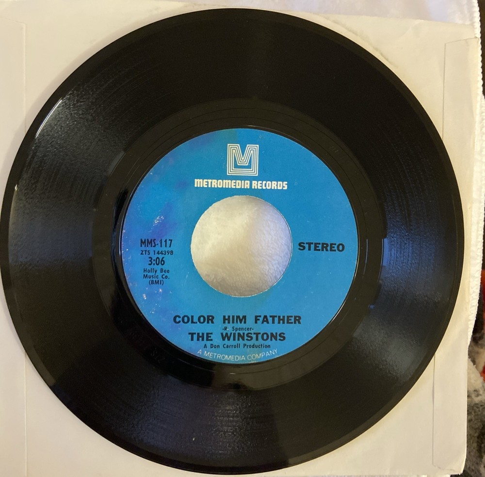 45 The Winstons Color Him Father/Amen Brother R&B Amen MOST SAMPLED DRUMS READ🎶