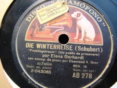 1928 ELENA GERHARDT WINTERREISE Fruhlingstraum Wasserflut Coenraad van Bos Piano