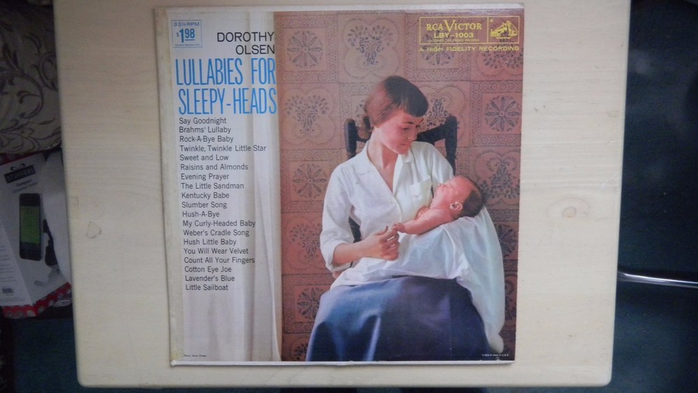 RCA Victor Dorothy Olsen LULLABIES FOR SLEEPY-HEADS LP