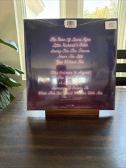 SIGNED Who Believes In Angels Insert Purple Vinyl AUTOGRAPHED Elton John Brandi