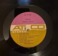 Cream – Fresh Cream – Vinyl LP – Atco #SD 33-206 – 1967 – 1st Press – Monarch