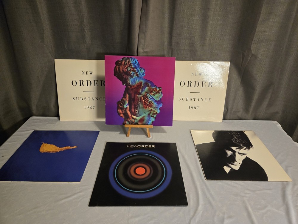 VINTAGE RARE Collection Of New Order vinyl records, album Substance.