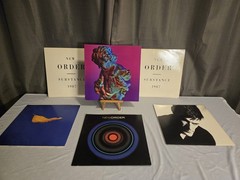 VINTAGE RARE Collection Of New Order vinyl records, album Substance.