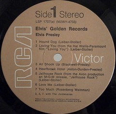 Elvis’ Golden Records Vintage Vinyl LP Record VG+ Greatest Hits RCA GOLD LABEL