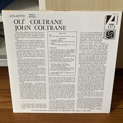 John Coltrane Olé LP-Vinyl New-Limited Edition Clear-Atlantic Records-Rhino