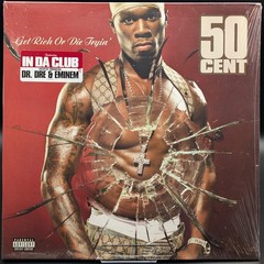 SEALED, 50 Cent – Get Rich Or Die Tryin’, 1st pressing, Hype Sticker, US, 2003