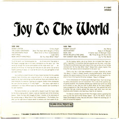 Joy to the World Vinyl LP Christmas Carols Columbia Records 1973 Various Stars