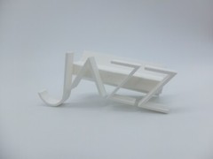 Lp Vinyl Wall Mount Jazz Font 3D New Color Selectable