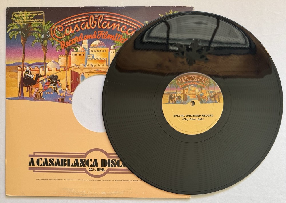 Lipps Inc US Promo 12 Funkytown Casablanca Worldwide Hit One Sided ‘79 VG+ WOL