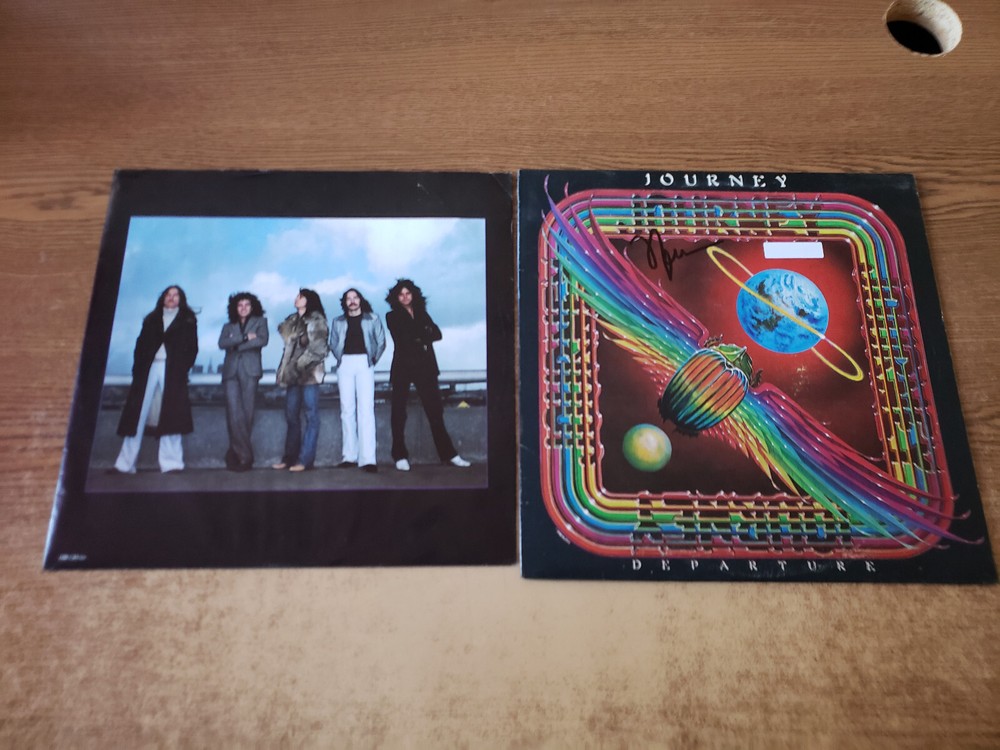 NEAL SCHON AUTOGRAPHED 1980s EXCELLENT Journey Departure SEE NOTES! LP33