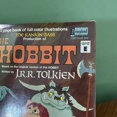 The Hobbit ~ J.R.R. Tolkien ~ Rankin/Bass Vinyl LP Record ~ 3819 DISNEYLAND NEW