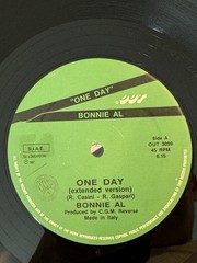 Italo Disco Bonnie Al One Day 12” Single