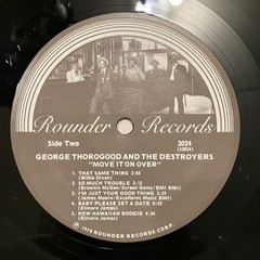 GEORGE THOROGOOD Move It On Over [First Pressing] LP ROUNDER Vinyl EX Record