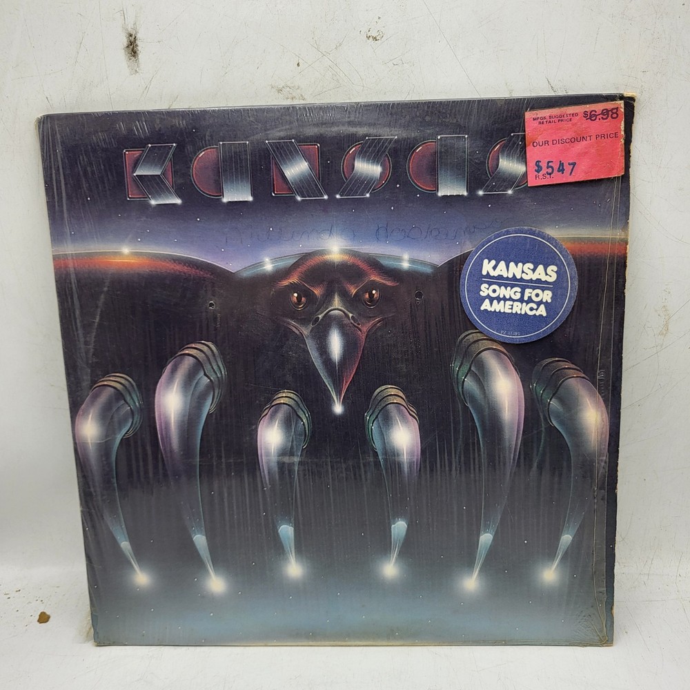 Kansas ‘ Song For America ‘ Vinyl LP Album US 1975 ROCK Stereo PZ 33385 Kirshner