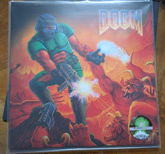 DOOM 1993 Video Game Soundtrack vinyl LP, BFG edition, ltd. 100 copies + pin