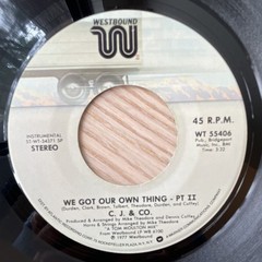 C.J. & Co. – We Got Our Own Thing 7″ 45 RPM Vinyl Single Westbound 1977 WT 55406