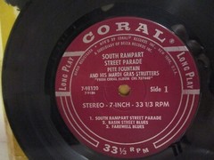 33 1/3 RPM ~ South Rampart Street Parade / Peter Fountain VG+ 1963 Jazz Coral