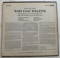 Baby Face Willette Blue Note 4068 LP “Face To Face” W.63rd DG Ear RVG ~ HEAR