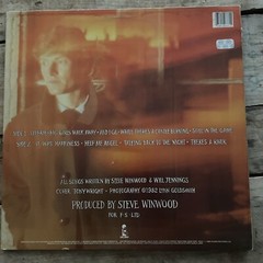 Steve Winwood Talking Back To The Night LP Album 12” Vinyl Record *Excellent* EX