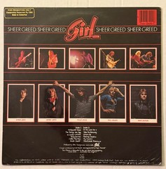 GIRL – SHEER GREED LP SEALED 1980 NJZ 36490 GOLD PROMO STAMP GLAM ROCK