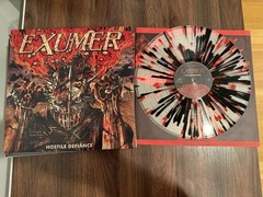Exumer Vinyl Lot 2LP Possessed By Fire & Hostile Defiance Splatter Thrash Metal