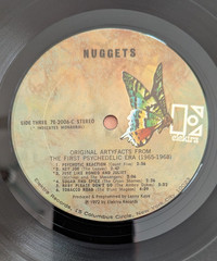 NUGGETS: ORIGINAL ARTYFACTS FROM THE 1ST PSYCHEDELIC ERA 65-68 RARE MINT PITMAN