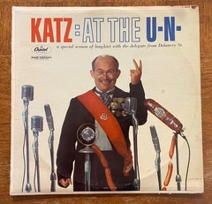 Mickey Katz – Katz: At The U.N. – 1961 Pressing. Humor. Comedy.